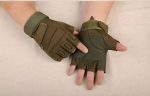 Тактические перчатки без пальцев, прочные