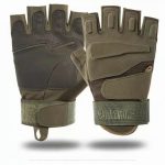 Тактические перчатки без пальцев, прочные L
