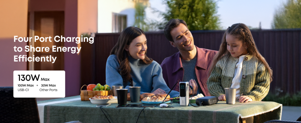 Павербанк Anker Zolo  Laptop 25,000 мАч, 165W (со встроенными и выдвижными кабелями) 4 port — изображение 10