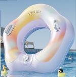 Надувной круг с  встроенным насосом и ручками AirFloat Pro