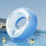 Надувной круг с  встроенным насосом и ручками AirFloat Pro Блакитний «Чиста вода»120Дорослі42 см100 см60-120 кг