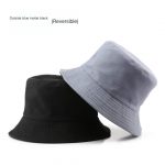 Панама / Шляпа двусторонняя хлопковая (унисекс) Світло-блакитний / Чорний