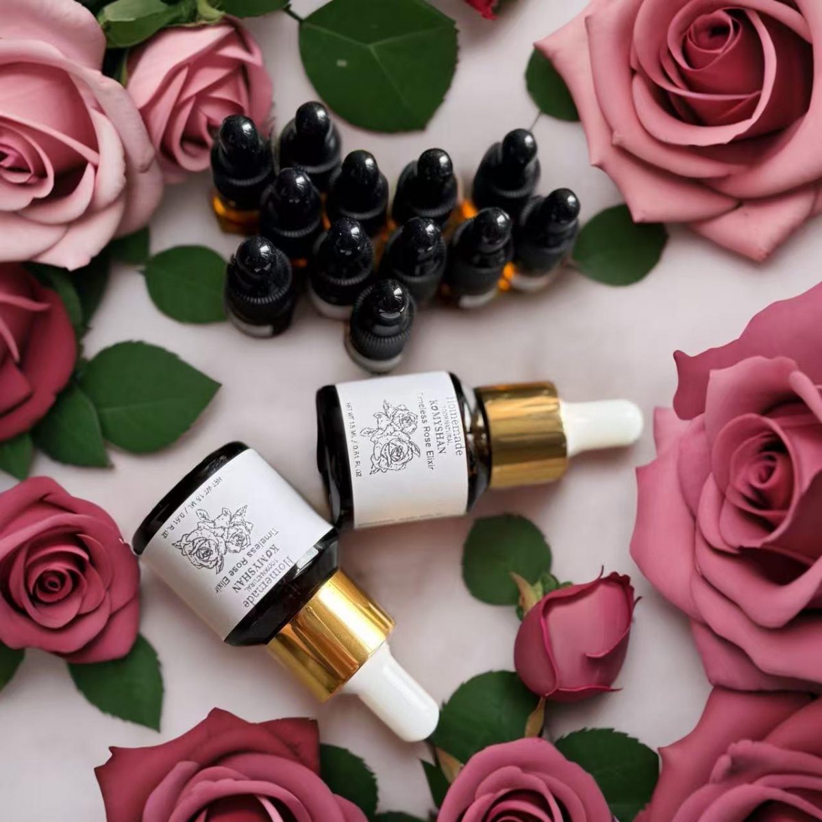 Timeless Rose Elixir   Натуральное антивозрастное масло для лица с антиоксидантами HandMade — изображение 2