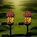 Садовый солнечный светильник "Домик-гриб" — изображение 7