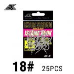 Сверхпрочные крючки ISEAMA HOOK EXTRA STRONG , размеры 17# 18# 19# — изображение 5