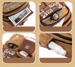 Детский рюкзак "Капибара" школьный, водоотталкивающий, вместительный — изображение 5