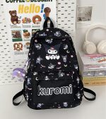 Стильный  рюкзак Kuromi С игрушкой