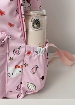 Стильный  рюкзак Kuromi С игрушкой — изображение 5