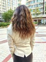 Изысканная кожаная куртка с мехом лисы OSSA (Турция) — изображение 2