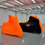 Эластичные и дождевые чехлы для мотоциклов с индивидуальным логотипом — изображение 2