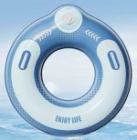 Надувной круг с  встроенным насосом и ручками AirFloat Pro 90 — изображение 3