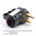 Розетка высоковольтная 14-50R 50A-125/250V 6250W/12500W. 60Hz для смарт адаптера Tesla all models 14-50R ED-508R/14-50P ED -507P 14-50P ED -507P — изображение 2