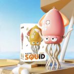 SQUID DANCE — Танцующий и ездящий осьминог, 20 см, музыкальная игрушка с подсветкой Рожевий