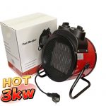 Обогреватель PowerHeat 3000W (3 kW) тепловая пушка 3 режима/ PTC-нагревательный элемент!