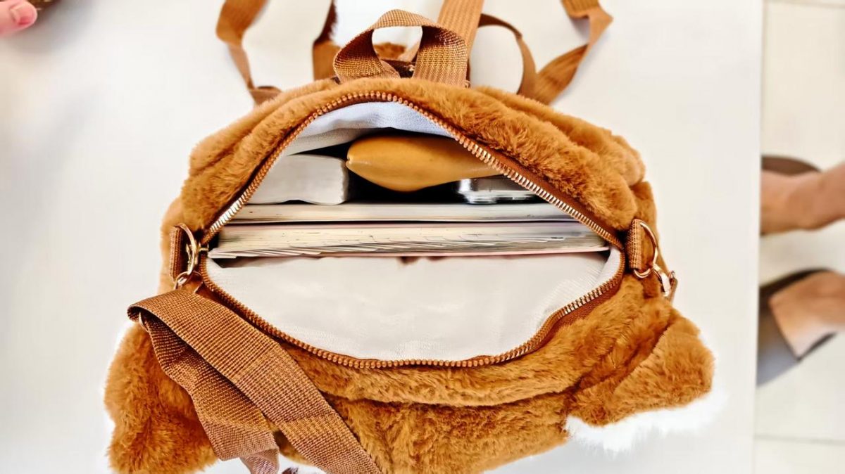 Оригинальный рюкзак-сумка "Енот" - милый аксессуар для девочек — изображение 7