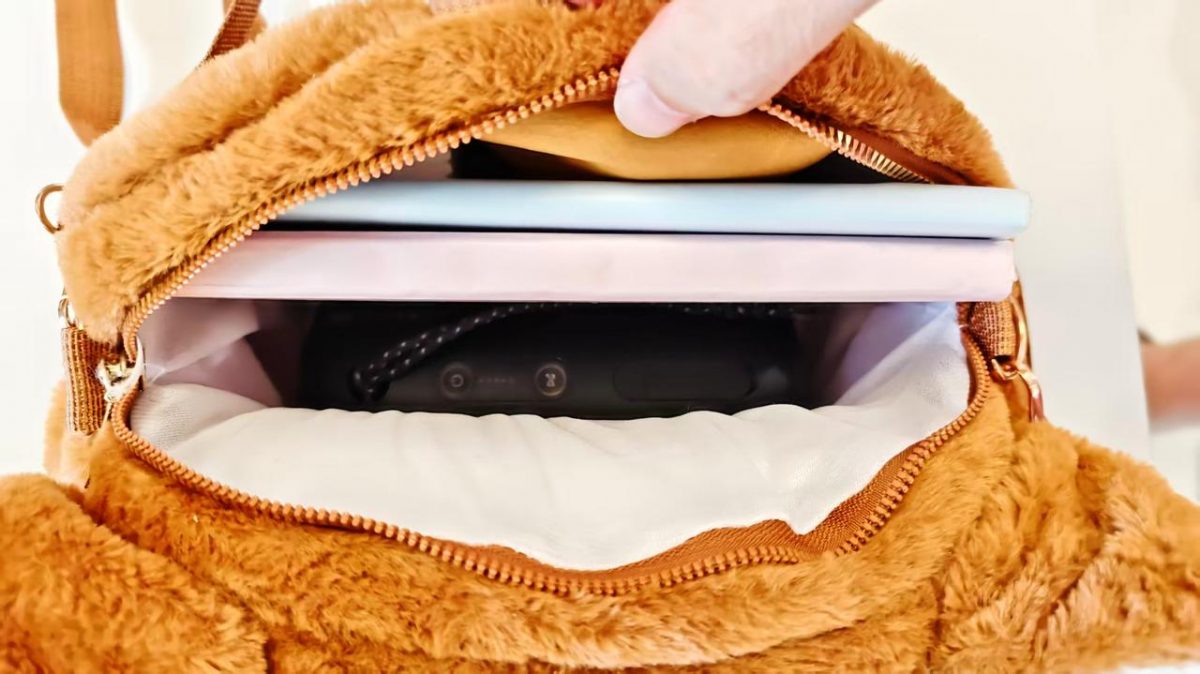 Оригинальный рюкзак-сумка "Енот" - милый аксессуар для девочек — изображение 9