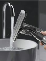 Мини-швабра с автоматическим распылением 2 в 1 для кухни и кафеля / 3 сменные насадки дополнительно — изображение 3