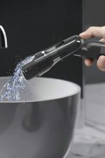 Мини-швабра с автоматическим распылением 2 в 1 для кухни и кафеля / 3 сменные насадки дополнительно — изображение 4