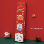 Новогодний набор  гелевых ручек Merry Christmas 2 шт + 2 стержня + стикеры Красная упаковка