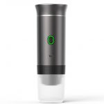 Кофеварка JN02 портативная капсульная аккумуляторная с нагреванием, кофемашина Espresso maker USB Сіро-коричневий