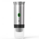 Кофеварка JN02 портативная капсульная аккумуляторная с нагреванием, кофемашина Espresso maker USB срібний