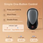 Портативная грелка для рук 2 в 1 | 6000mAh | 3 уровня нагрева | USB-зарядка — изображение 4