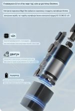Magic Electric Umbrella 108 см | Автоматический зонт с электроприводом UPF50+ Фиолетовый цветочный 104 — изображение 6