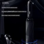 Magic Electric Umbrella 108 см | Автоматический зонт с электроприводом UPF50+ Чёрный люкс 115 — изображение 6