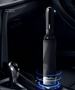 Magic Electric Umbrella 108 см | Автоматический зонт с электроприводом UPF50+ Чёрный люкс 115