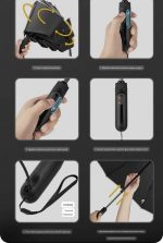 Magic Electric Umbrella 108 см | Автоматический зонт с электроприводом UPF50+ Чёрный люкс 115 — изображение 8