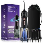 Беспроводной ирригатор LP221 для чистки зубов и полости рта/10 уровней давления/6 насадок/ УФ / OLED-дисплей,335 мл.