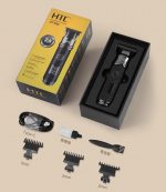 Профессиональный триммер HTC AT-560 с LCD/ 7000 об/мин, аккумулятор 2000 мАч, машинка для стрижки — изображение 3